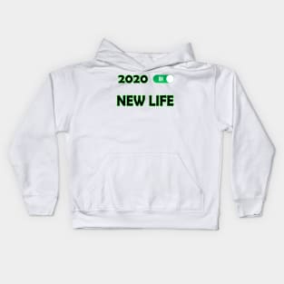 new life 2020 new year collection Kids Hoodie